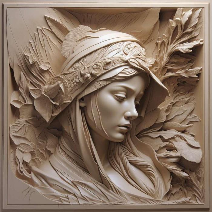 نموذج ثلاثي الأبعاد لآلة CNC 3D Art 